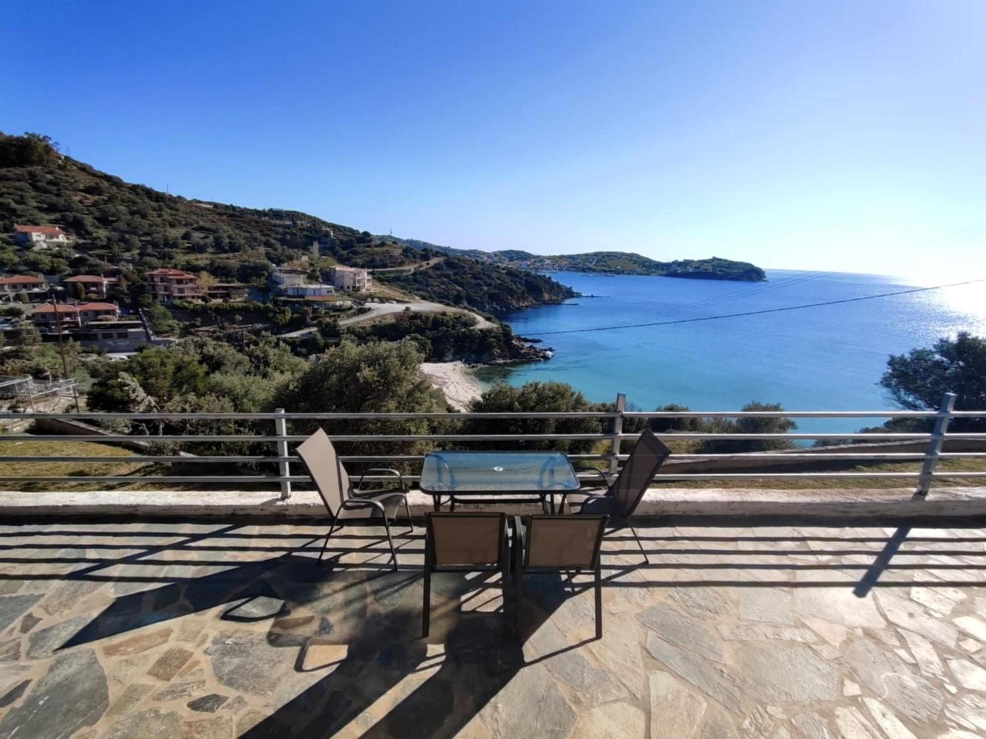 Aegean Beachfront Petriai Luaran gambar